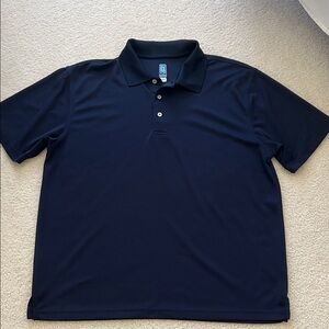 PGA Tour Airflux Classic Navy Polo Shirt for Men